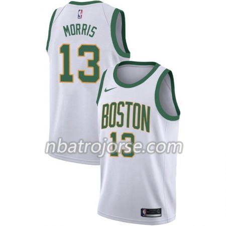 Män Boston Celtics Tröja Marcus Morris 13 2018-19 Nike City Edition Vit Swingman